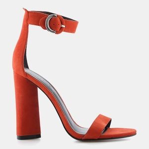Kendall + Kylie Giselle High Heel Suede Sandals